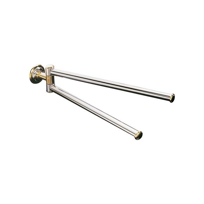 TOALLERO DOBLE BRAZO BARROCO (6196)