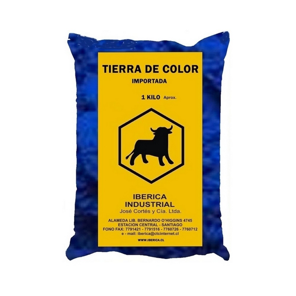 TIERRA DE COLOR IBÉRICA AZUL PRIMERA 1 KILO