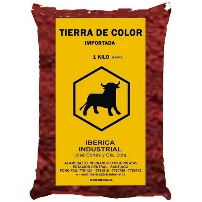 TIERRA DE COLOR IBÉRICA ROJO LIVIANO 1 KILO