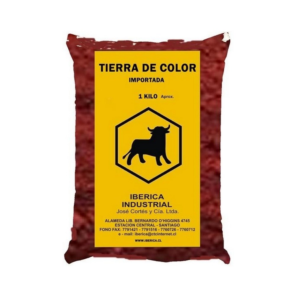 TIERRA DE COLOR IBÉRICA ROJO LIVIANO 1 KILO