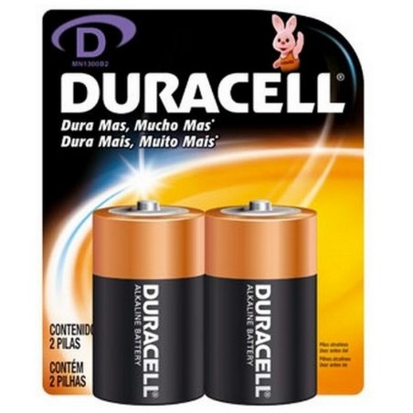 PILA DURACELL D (GRANDE) - 2 UNIDADES