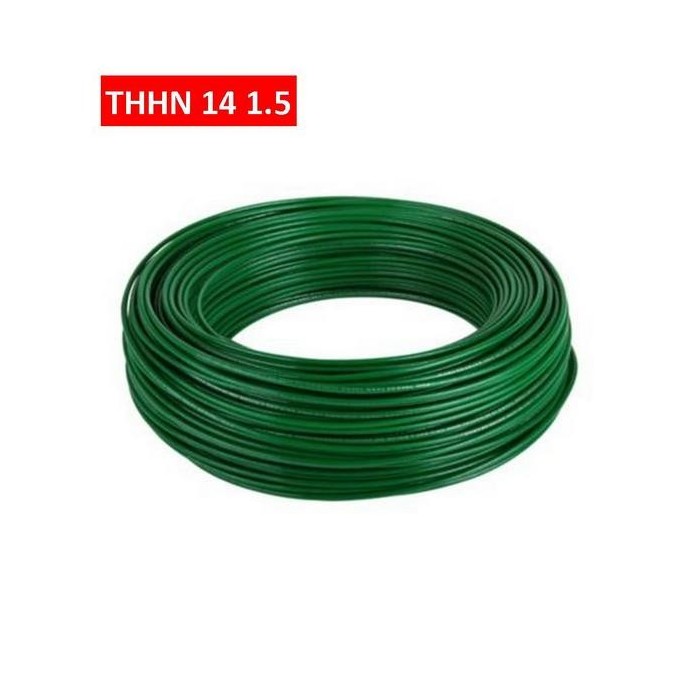 CABLE THHN 14 AWG VERDE 1.5 - VERDE