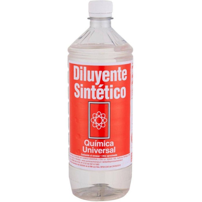 DILUYENTE SINTETICO QUIMICA UNIVERSAL 1 LITRO