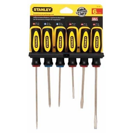 JUEGO ATORNILLADORES STANLEY STMT666725-840   - 6 PIEZAS