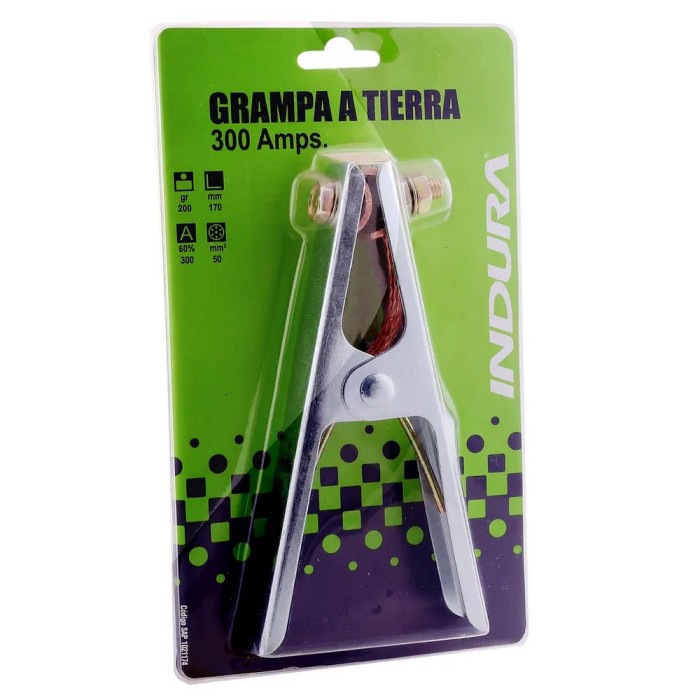 PINZA TOMA TIERRA INDURA 300 AMPERES