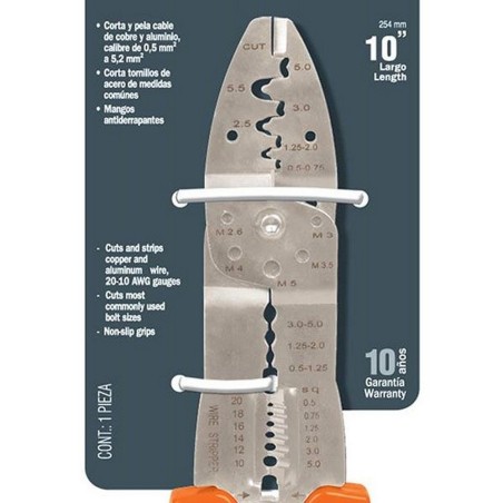 PINZA PELACABLES TRUPER 17358 PE-CA 10
