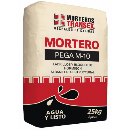 PEGA ALBAÑIL TRANSEX M-10 25 KILOS