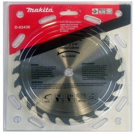 DISCO SIERRA MAKITA D-03436  24 DT 7 1/4