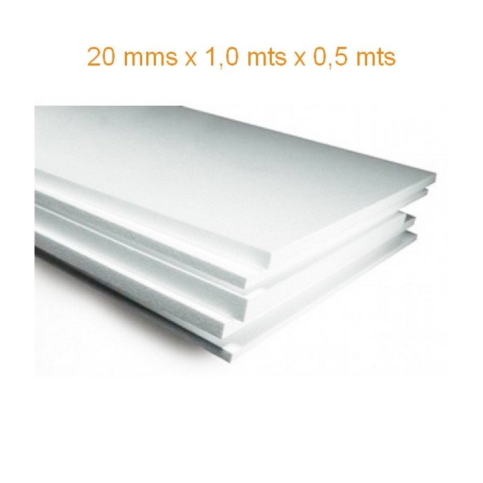 AISLAPOL 0,50 mts x 1,00 mts x 20 mms.