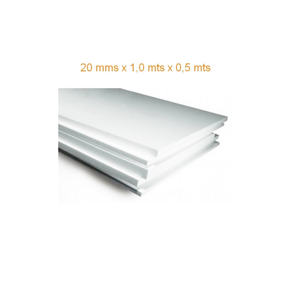 AISLAPOL 0,50 mts x 1,00 mts x 20 mms.