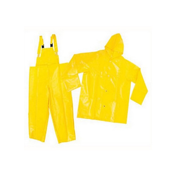 TRAJE PVC  JARDINERA AMARILLO