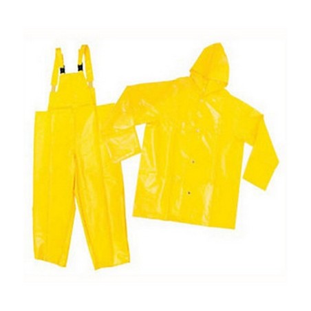 TRAJE PVC  JARDINERA AMARILLO