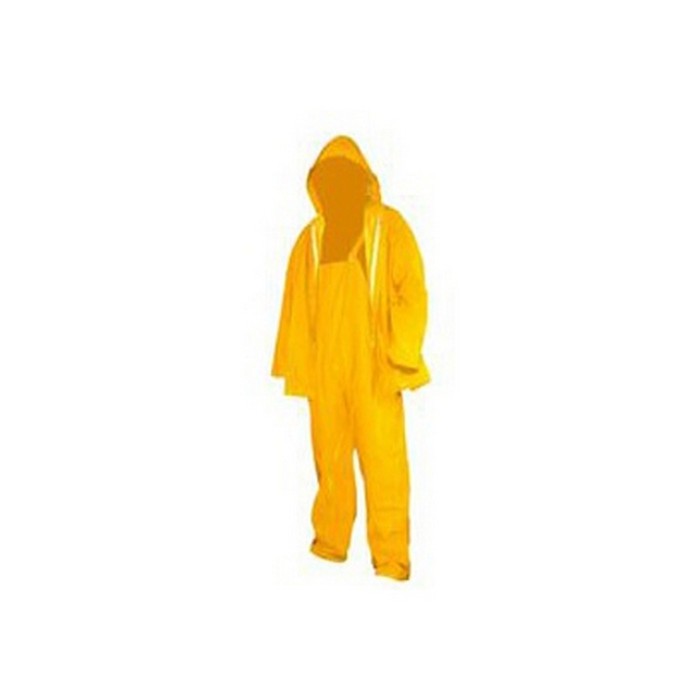 TRAJE PVC  JARDINERA AMARILLO