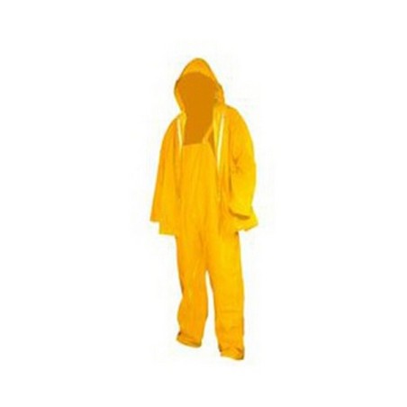TRAJE PVC  JARDINERA AMARILLO